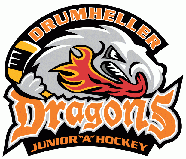 Drumheller Dragons 2003-Pres Primary Logo iron on transfers for clothing